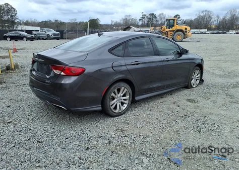 2015 Chrysler 200 S из США, поврежденный, VIN 1C3CCCBB6FN712775